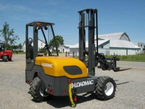 Loadmac 855 back passenger's side view.