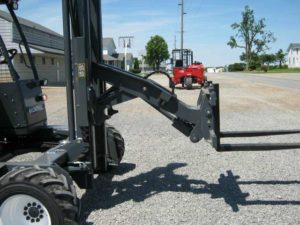 Loadmac 855 iSR (integrated extra reach) standard pantograph for one-side loading and off-loading